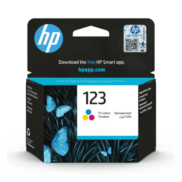 HP 123 Tri-Colour Original Ink Cartridge