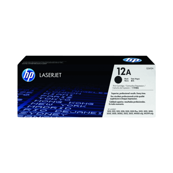 HP 12A Black Original Laserjet Toner Cartridge