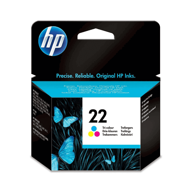 HP 22 Tri-Colour Original Ink Cartridge