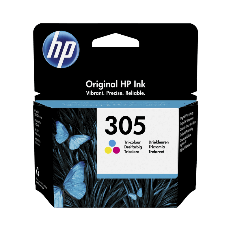 HP 305 Tri-Colour Original Ink Cartridge