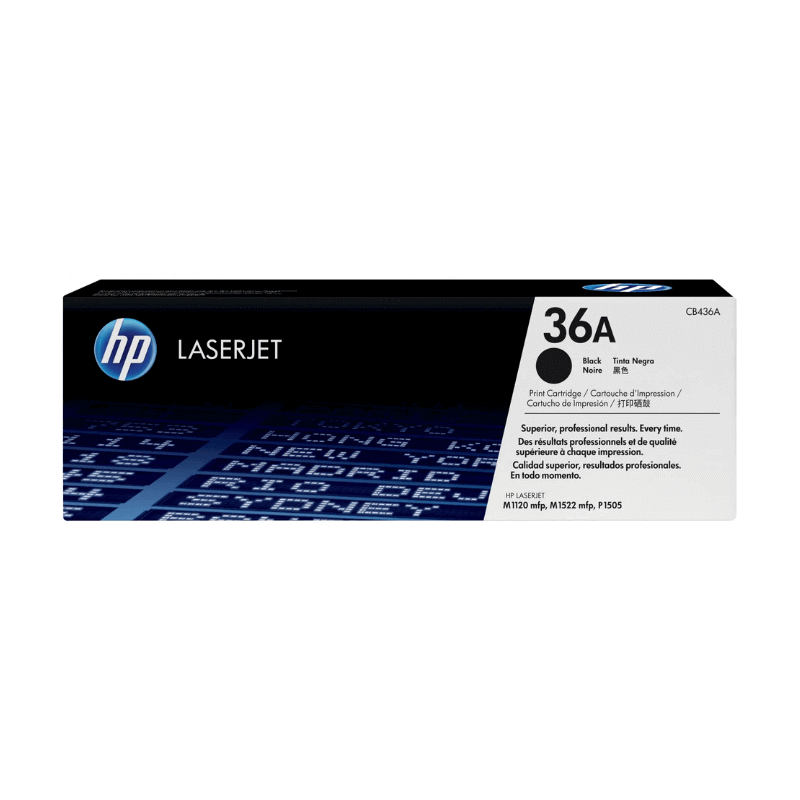 HP 36A Black Original Laserjet Toner Cartridge