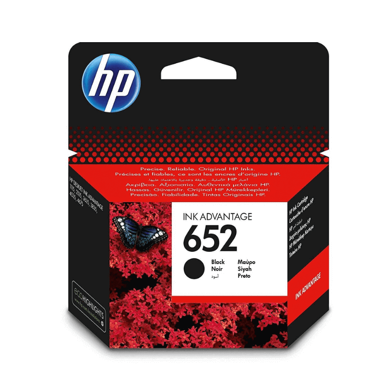 HP 652 Black Original Ink Cartridge