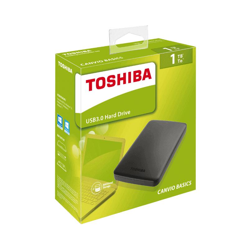 Toshiba 1TB Canvio Basics Portable External Hard Drive