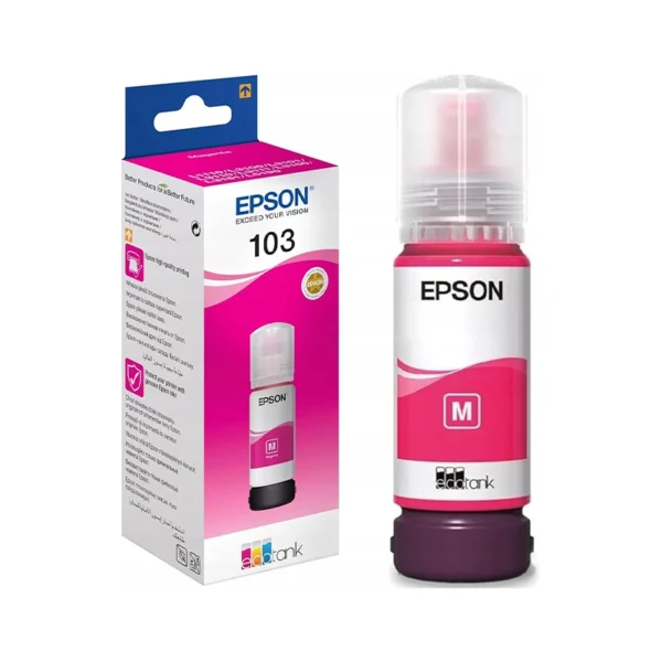 Epson 103 Ecotank Magenta Tank Ink Bottle 65ML