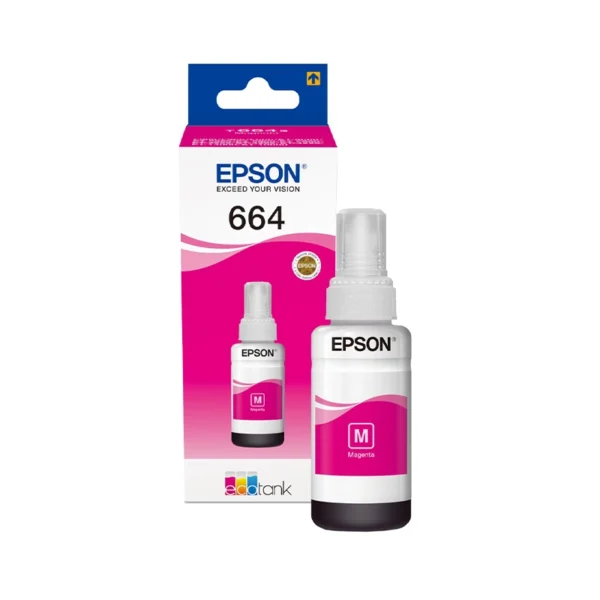Epson 664 Magneta Ink Bottle 70ML (T6643)