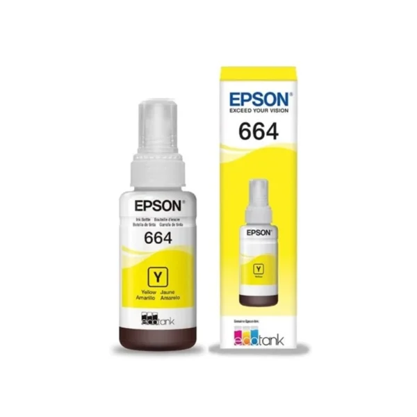 Epson 664 Yellow Ink Bottle 70ML (T6644)