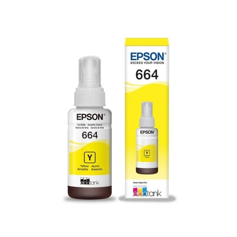 Epson 664 Yellow Ink Bottle 70ML (T6644)