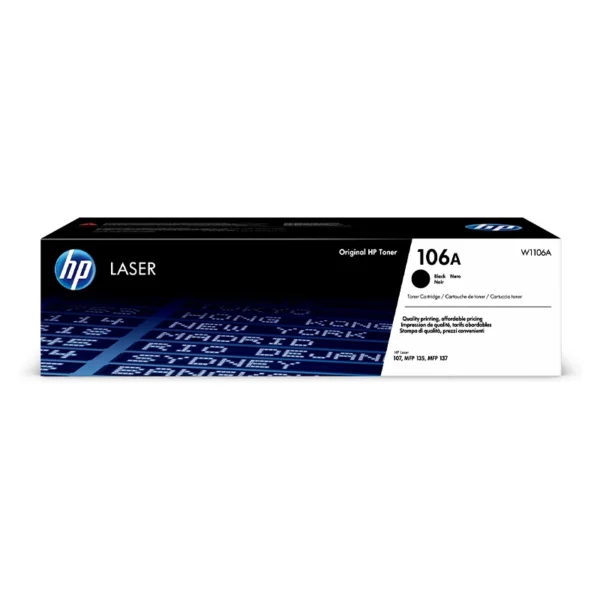 HP 106A Black Toner Cartridge (W1106A)