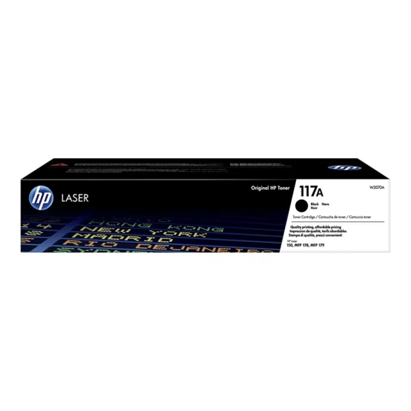 HP 117A Black Toner Cartridge (W2070A)