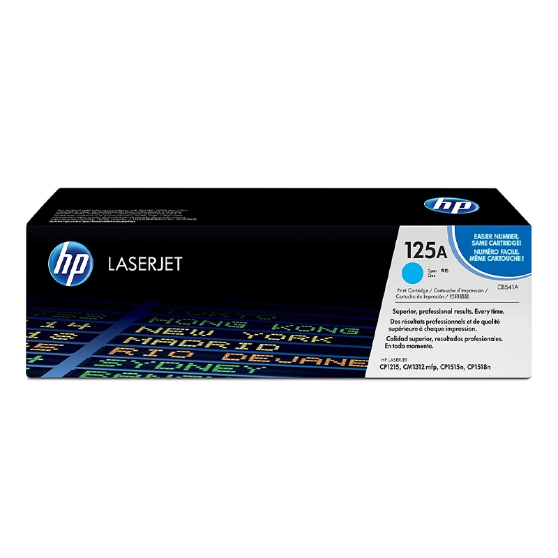 HP 125A Cyan Toner Laserjet Catridge (CB541A)
