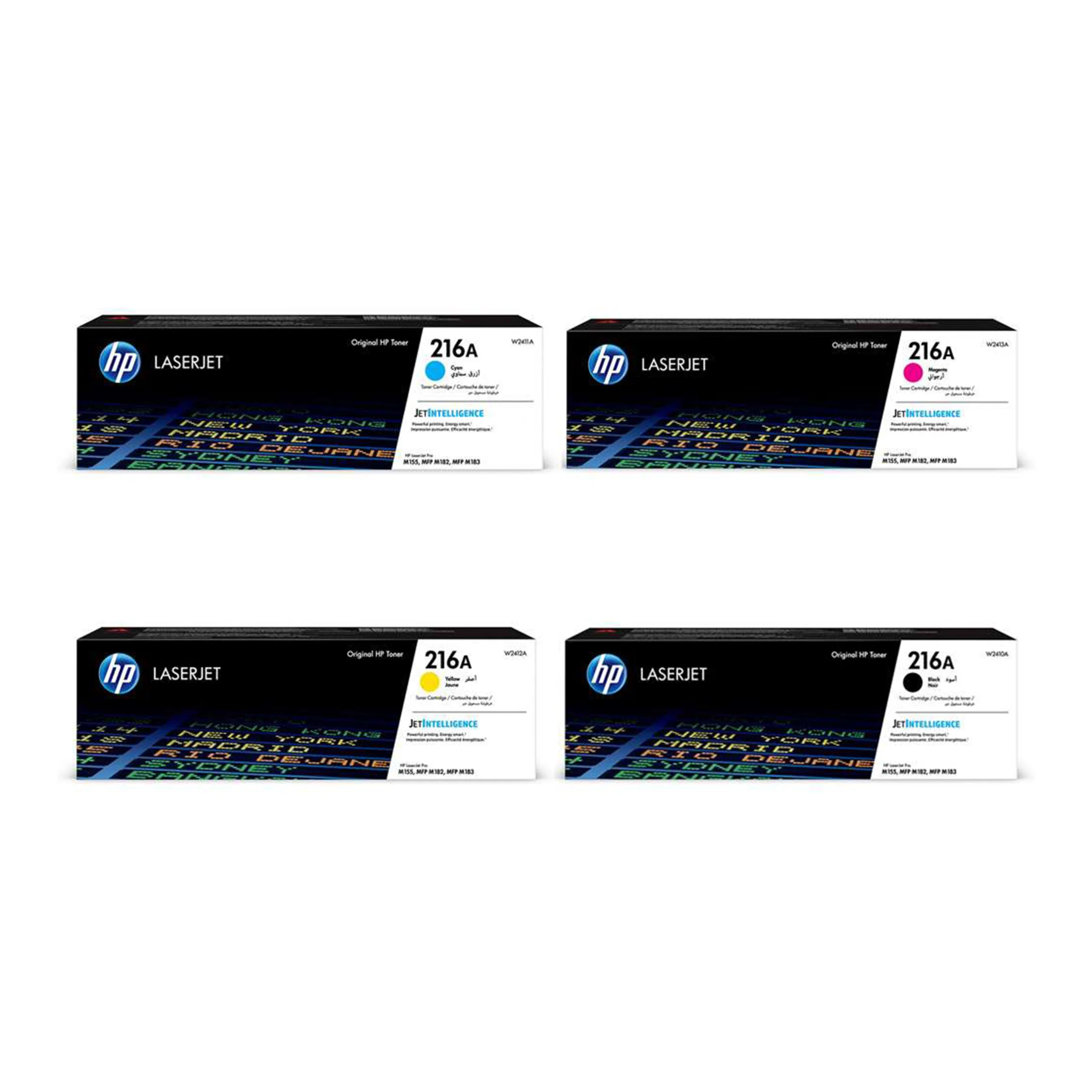 HP 216A Yellow, Cyan, Magneta Toners Each