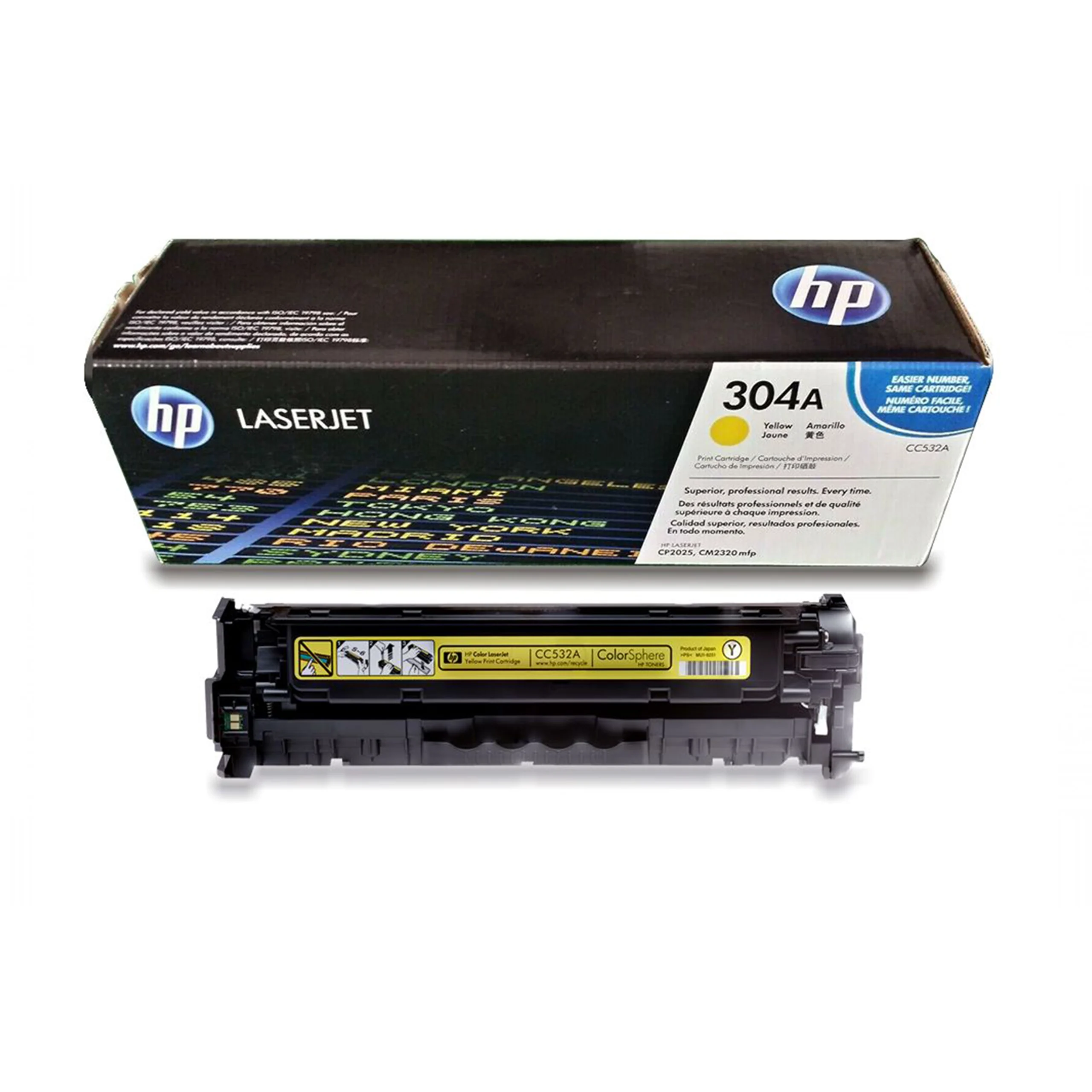 HP 304A Yellow Toner Original Laserjet (CC532A)