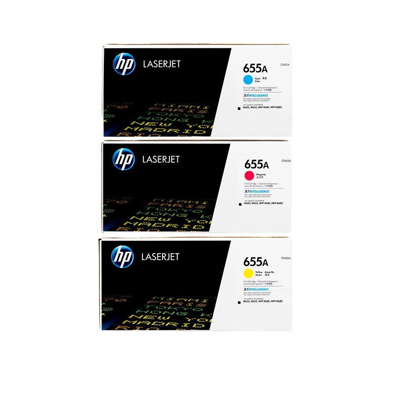 HP 655A Cym Toner Cartridge Each