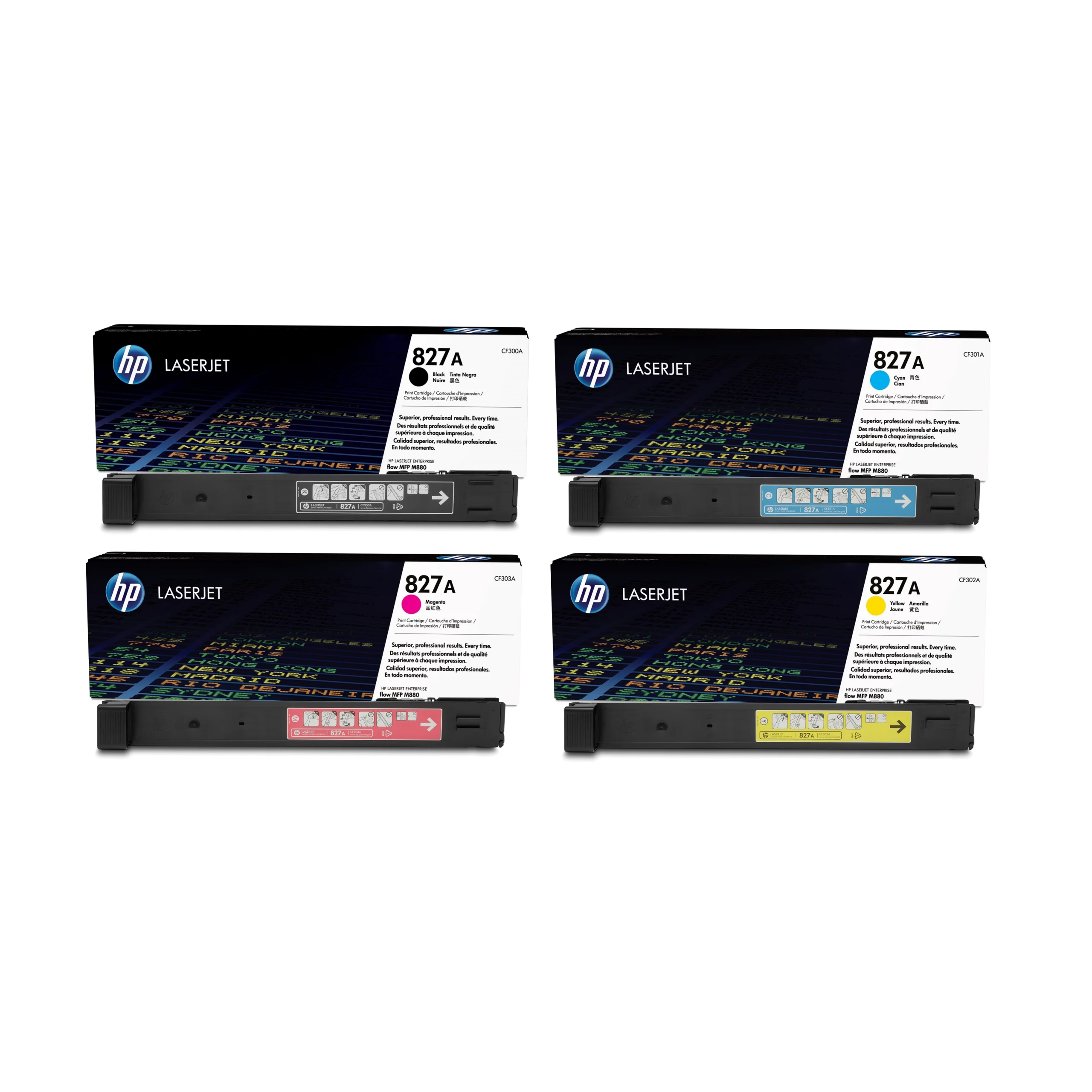 HP 827A Color Toner Cartridges Each