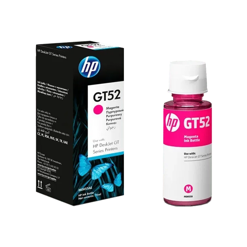 HP GT52 Magenta Ink Bottle (MOH55AA)