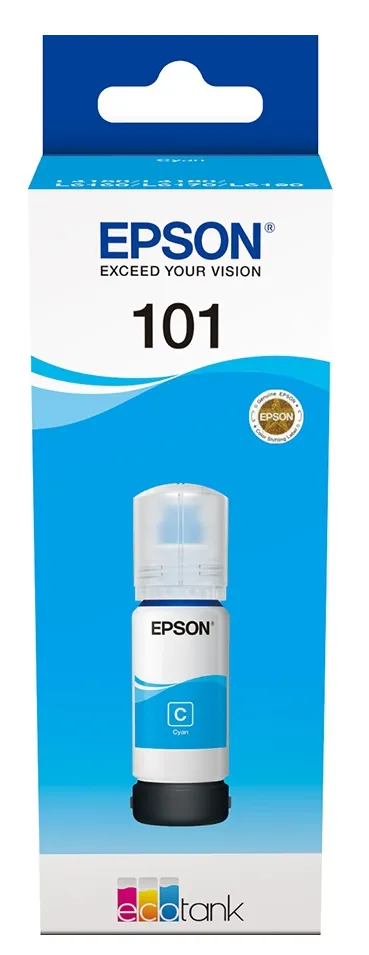 Epson 101 Ecotank Cyan Tank Ink Bottle 70ML
