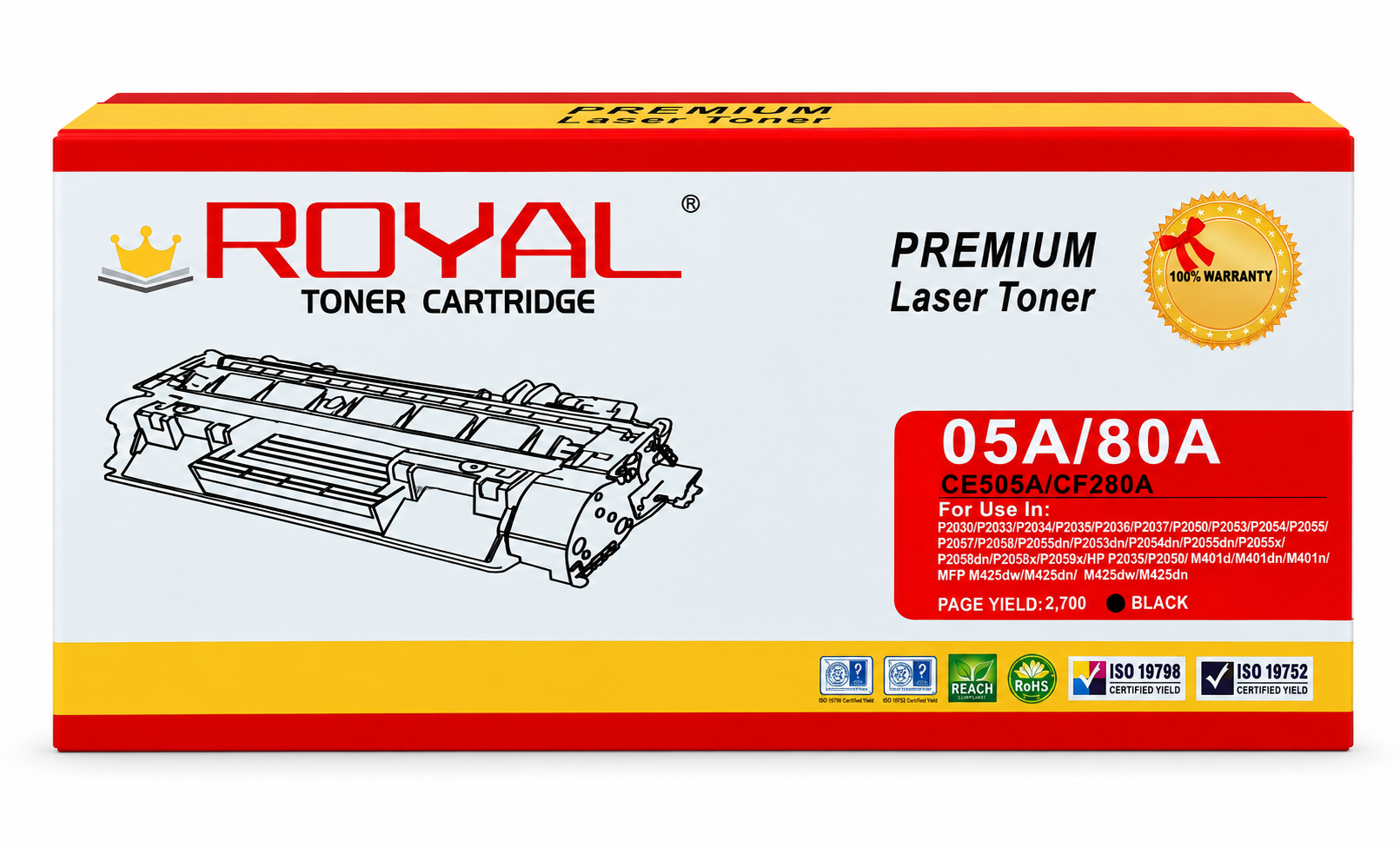 Royal 05A Black Compatible (CE505A)