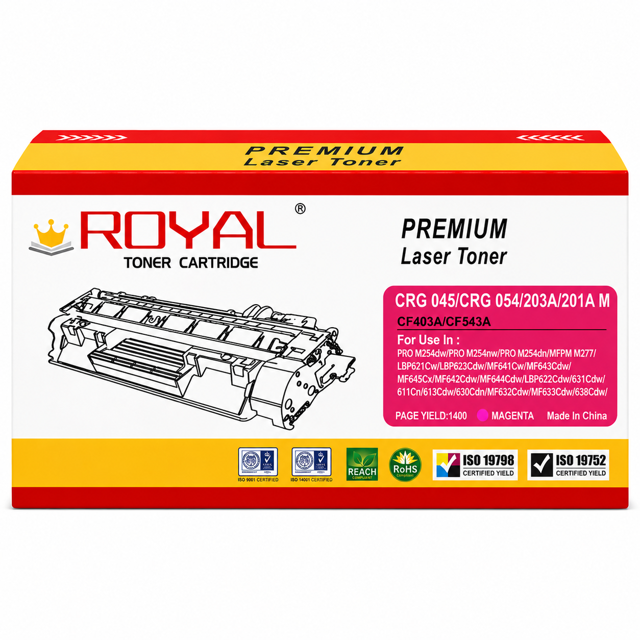 Royal 201A Magneta Compatible (CF403A)