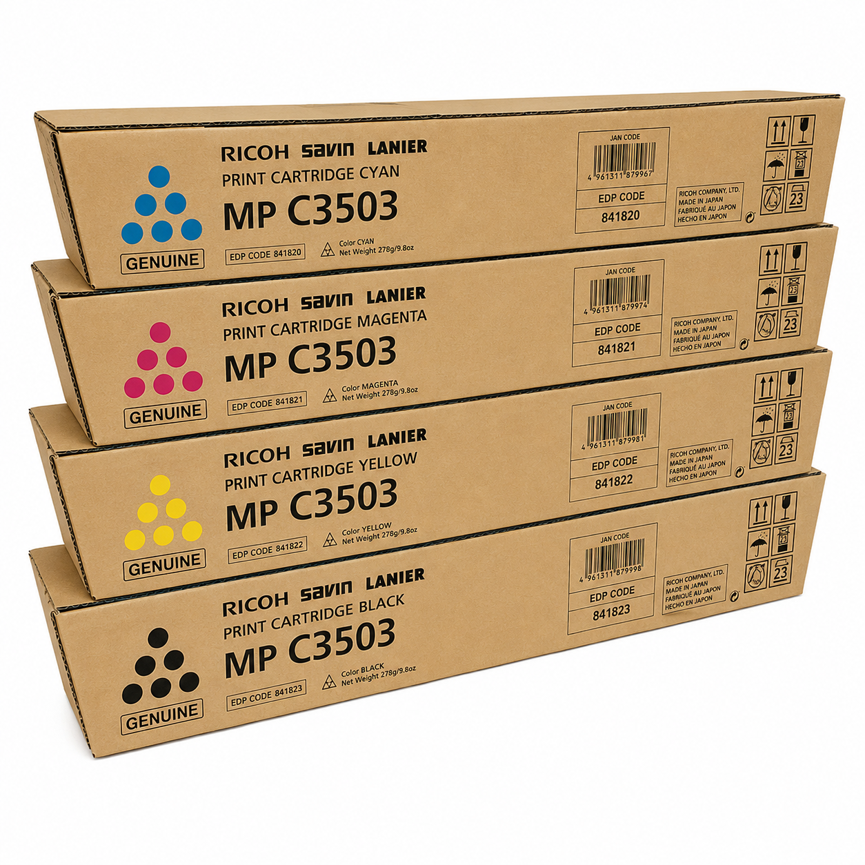 Ricoh MPC3503K M Toner Cartridge